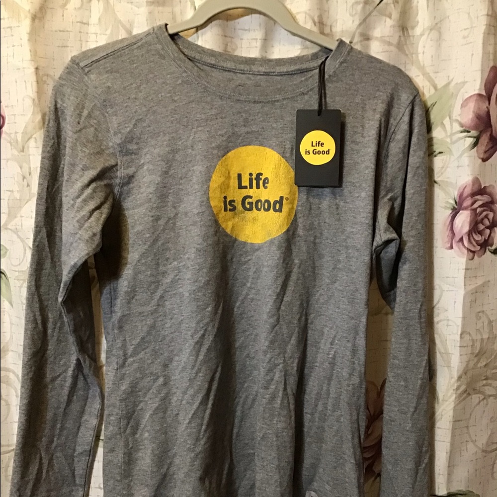 Life is good long sleeve shirt